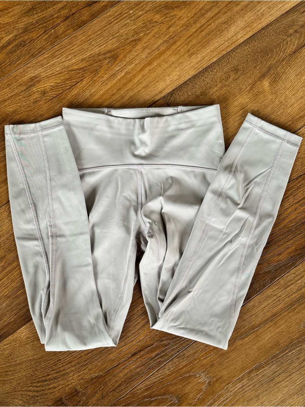 Lululemon High-Waist Light Gray Leggings